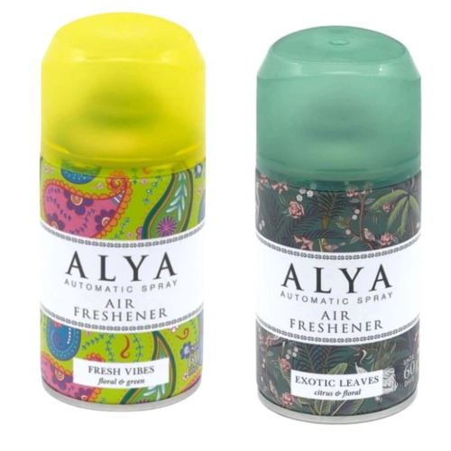 Alya odświeżacz w sprayu 2x250ml Fresh i Exotic Leaves