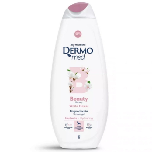 Dermomed kremowy żel pod prysznic z kwasem hialuronowym Białe Kwiaty 750ml