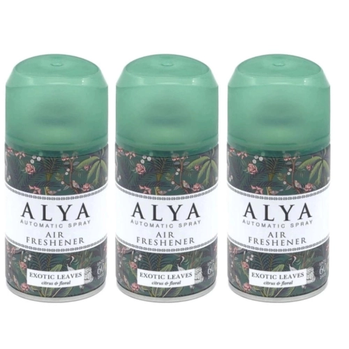 Alya Exotic leaves odświeżacz powietrza w sprayu i do automatów 60dni 3x 25