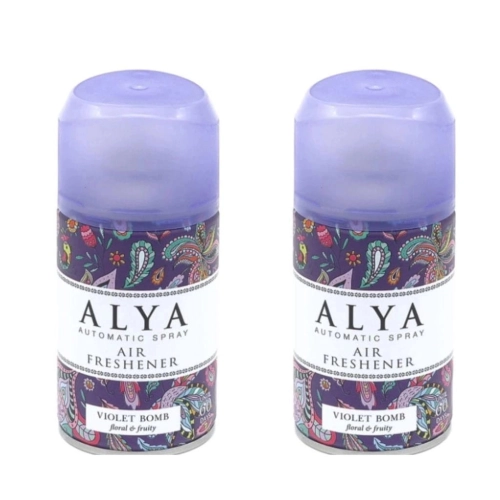 Alya Violet Bomb odświeżacz powietrza w sprayu i do automatów 60 dni 2x 250