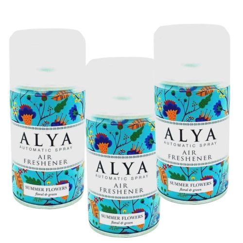 Alya odświeżacze spray i do automatów Summer Flower 3x 250ml