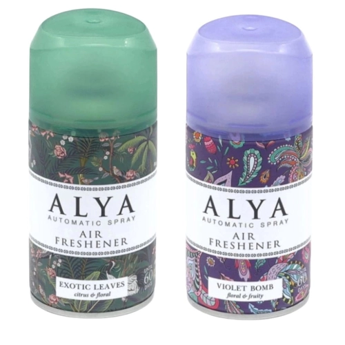 Alya Exotic leaves i Violet Bomb odświeżacz powietrza 2x 250ml