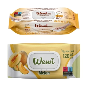 Wewi ręczniki czyszczące z mydłem arabskim i chusteczki nawilżane Melon