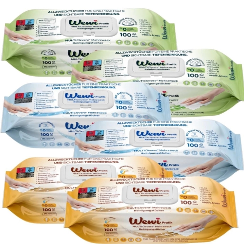 Ręczniki XXL czyszczące Wewi mydło arabskie, białe ,uniwersalne 6x100szt