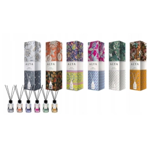 Zestaw Alya patyczki zapachowe 2x100ml Exotic Leaves i Violet bomb