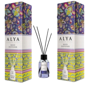 2x Alya patyczki zapachowe bambusowe odświeżacz powietrza Violet Bomb 100ml