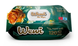 Wewi chusteczki nawilżane Rose różane i Melon 2x120szt