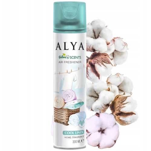 Alya Cool Linen 300 ml odświeżacz powietrza w sprayu zapach świeżego prania