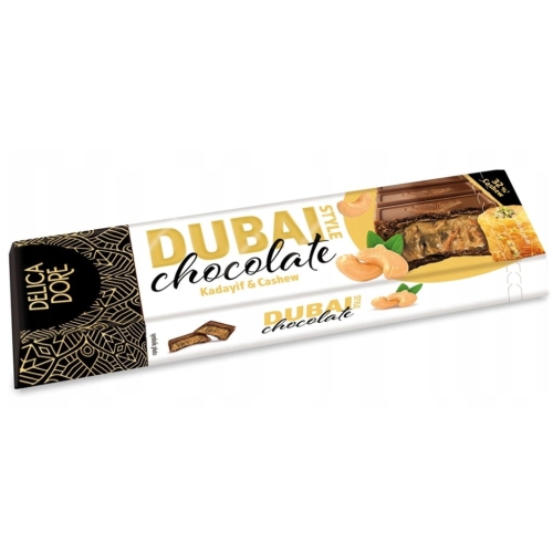 DelicaDore Dubai Style – czekolada dubajska z kadayif i nerkowcami 70 g