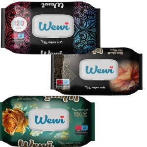 Wewi chusteczki nawilżane Dream dubajski zapach Flower i Rose 3x120szt