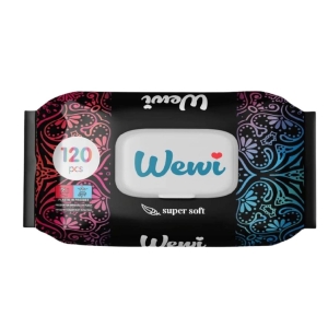 Wewi chusteczki nawilżane Flower, Dream dubajski zapach i Rose 3x120szt