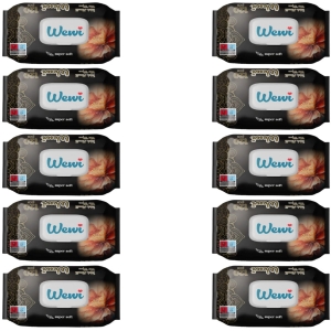 10x Chusteczki nawilżane Wewi Flower 120szt.super soft delikatne praktyczne