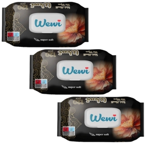 3x Chusteczki nawilżane Wewi Flower 120szt.super soft,delikatne praktyczne