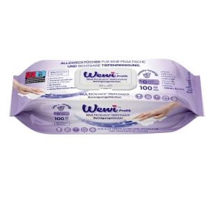 Wewi chusteczki nawilżane Aloes i ręczniki czyszczące o zapachu lawendy