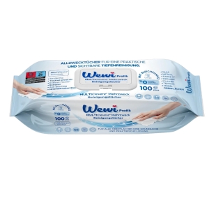 Wewi MULTIClever chusteczki ręczniki czyszczące XXL uniwersalne 100 szt.