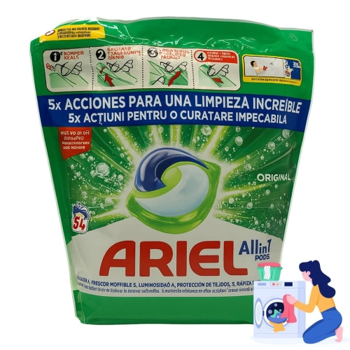Ariel All in 1 Original uniwersalne kapsułki do prania 54szt w opak.