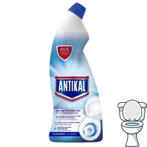 Antikal Wc żel do czyszczenia toalety klasyczny 750ml
