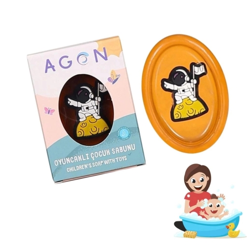 Agon Kids mydło o zapachu czekolady dla dzieci z zabawką 50g