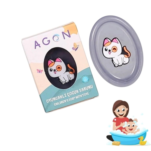 Agon Kids mydło o zapachu lawendy dla dzieci z zabawką 50g