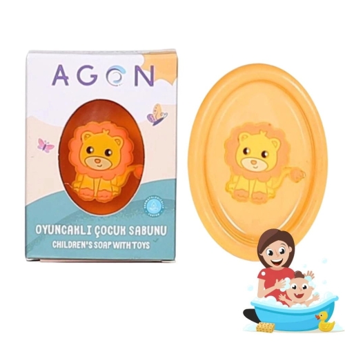 Agon Kids mydło o zapachu pomarańczy dla dzieci z zabawką 50g