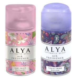 Zestaw Alya Soft Wave i Violet Bomb odświeżacz powietrza 60 dni 2x 250ml