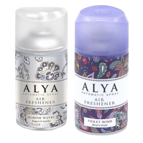 Zestaw Alya Fresh odświeżacz powietrza Marine i Violet Bomb 60 dni 2x 250ml