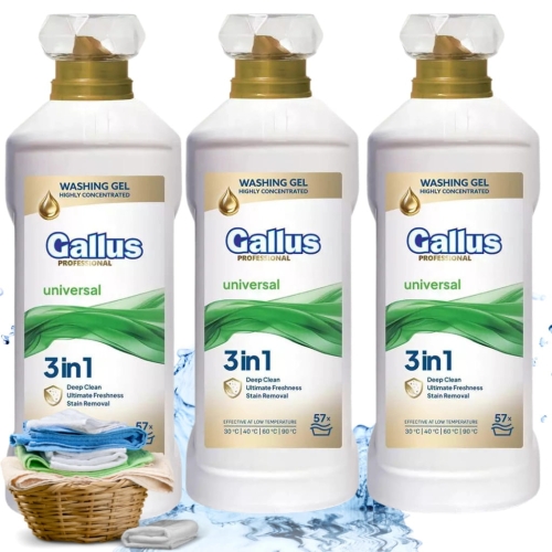3x Gallus żel Uniwersalny 57pr 2,0l