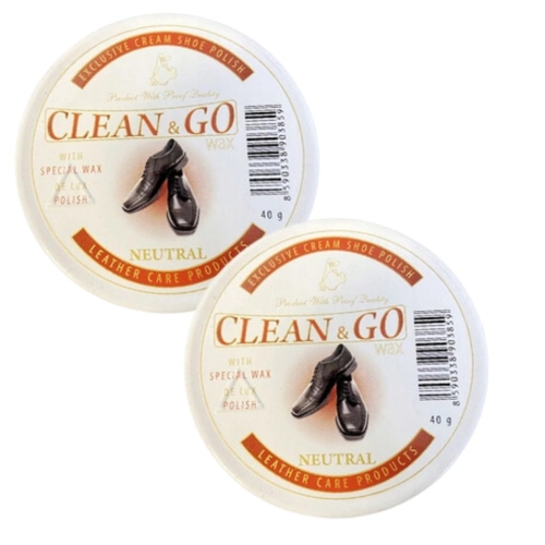 2x Mattes Clean&Go pasta do butów neutralna w puszce 40g