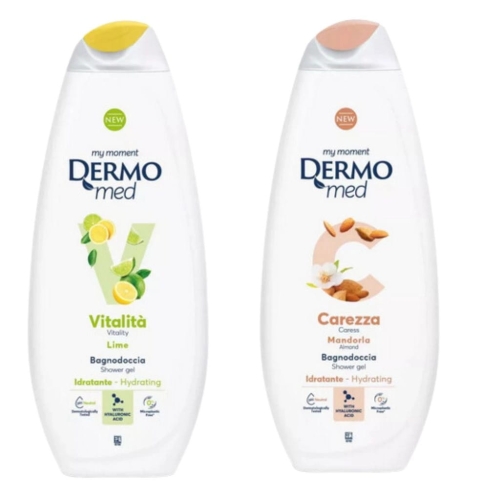 Zestaw Dermomed żel pod prysznic Limonka i Migdał 2x 750ml
