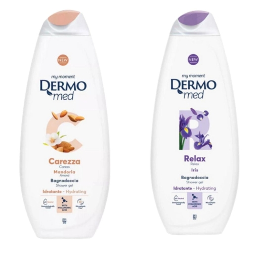 Zestaw Dermomed żel pod prysznic Relax i Migdał 2x 750ml