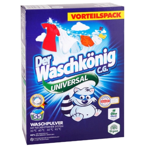 Der Waschkonig proszek uniwersalny 55pr 3,575kg