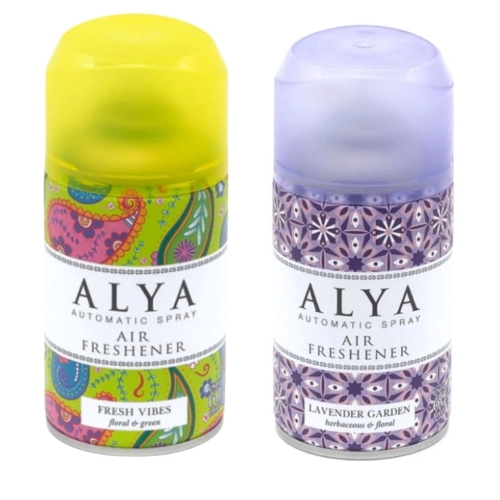 Zestaw Alya odświeżacz w sprayu 2x250ml Fresh i Lavender