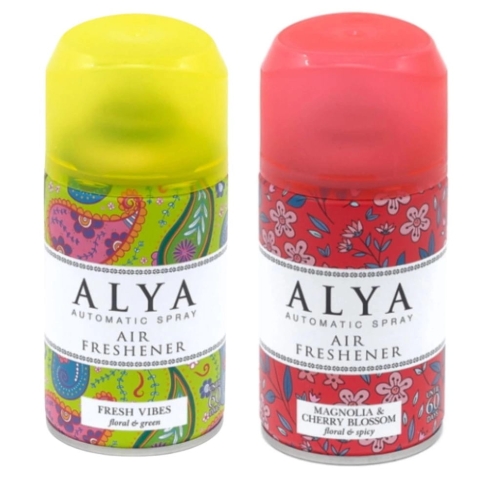 Zestaw Alya odświeżacz w sprayu 2x250ml Fresh i Magnolia