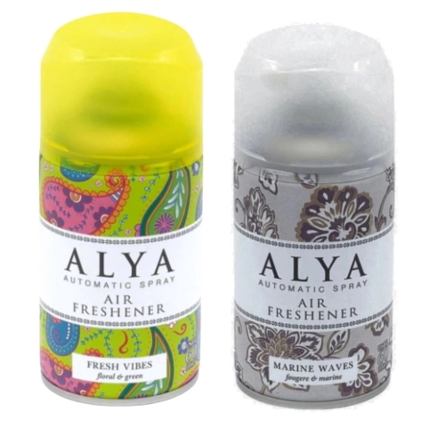 Zestaw Alya odświeżacz w sprayu 2x250ml Fresh i Marine Waves