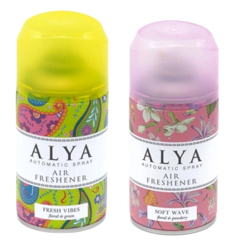 Zestaw Alya odświeżacz w sprayu 2x250ml Fresh i Soft Waves