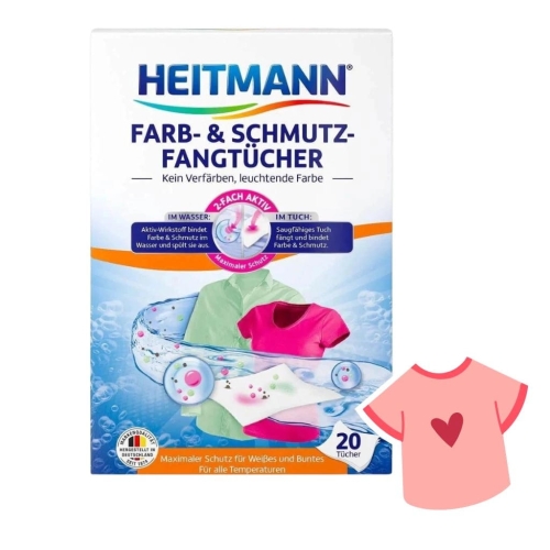 Heitmann Chusteczki do prania 20szt