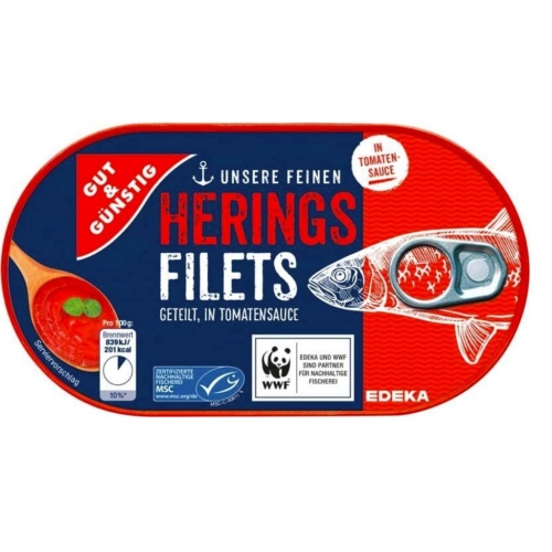 G&G Heringsfilets Konserwa rybna w pomidorach 200g