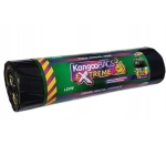 Worki na śmieci z taśmą ściągającą 60l. mega mocne