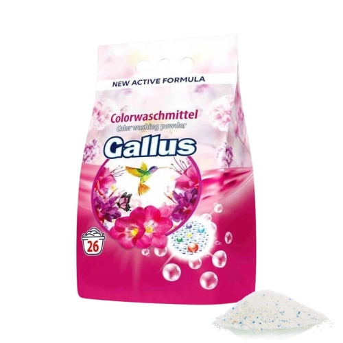Gallus Proszek do prania kolor we folii z nową aktywną formułą 26pr 1,7kg