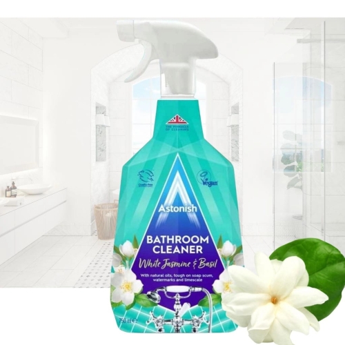 Astonish Bathroom White Jasmine & Basil 750 ml płyn do czyszczenia łazienki