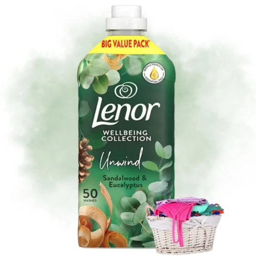 Lenor płyn do płukania Drzewo sandałowe i Eukaliptus 50pł 1,65l