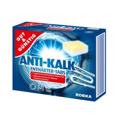 Gut & Günstig Anti-Kalk tabletki zmiękczające wodę do pralki 60szt