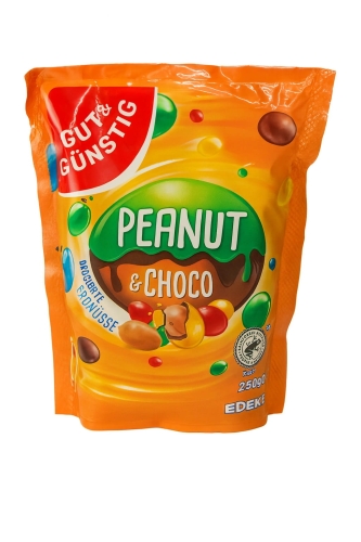 Peanut & Choco orzeszki ziemne w czekoladzie i chrupiącej skorupce 250g