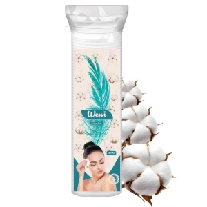 Wewi Cotton Pads bawełniane płatki kosmetyczne do demakijażu 2x 120szt