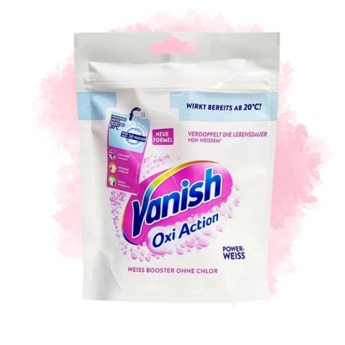 Vanish Oxi wybielacz do tkanin w proszku 0% chloru, przywraca biel 250g