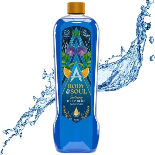 Astonish Body & Soul Soothing Deep Blue Bath Soak 750 ml morska bryza