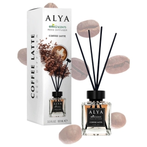 Alya patyczki zapachowe Nature's Scents Coffee Latte o zapachu kawy 100ml