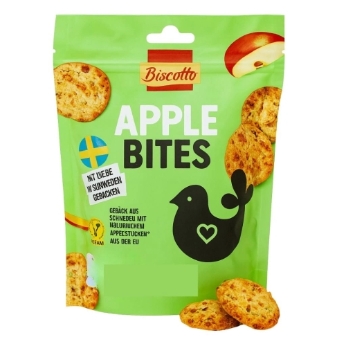 Biscotto szwedzkie owsiane ciasteczka z jabłkami wegańskie 110g