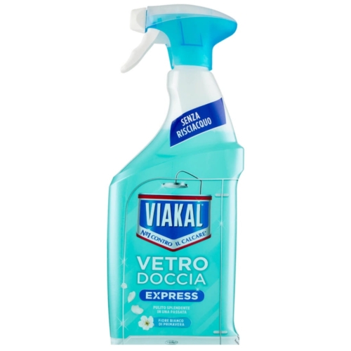Viakal Vetro Doccia Express 720ml płyn do kabin prysznicow. Bez spłukiwania