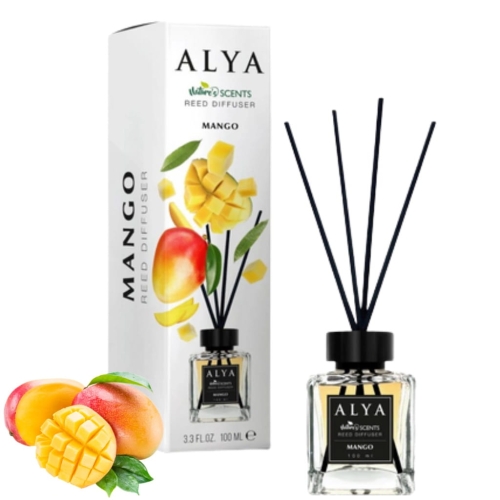 Alya Reed Diffuser Mango 100ml luksusowy dyfuzor zapachowy z patyczkami